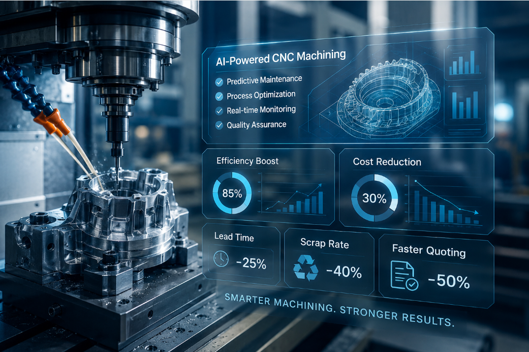 Kan kunstig intelligens gøre CNC-bearbejdning hurtigere og mere omkostningseffektiv?